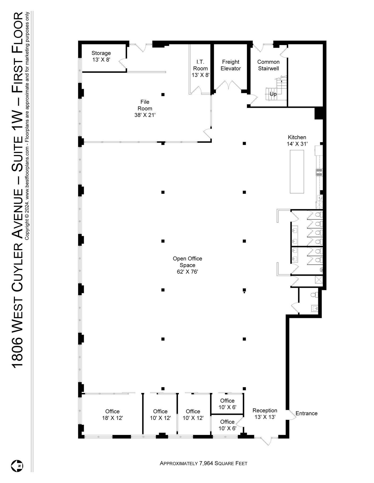 1800-1814 W Cuyler Ave, Chicago, IL for lease Building Photo- Image 1 of 1