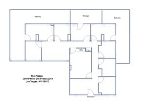 2310 Paseo Del Prado, Las Vegas, NV for lease Floor Plan- Image 1 of 1