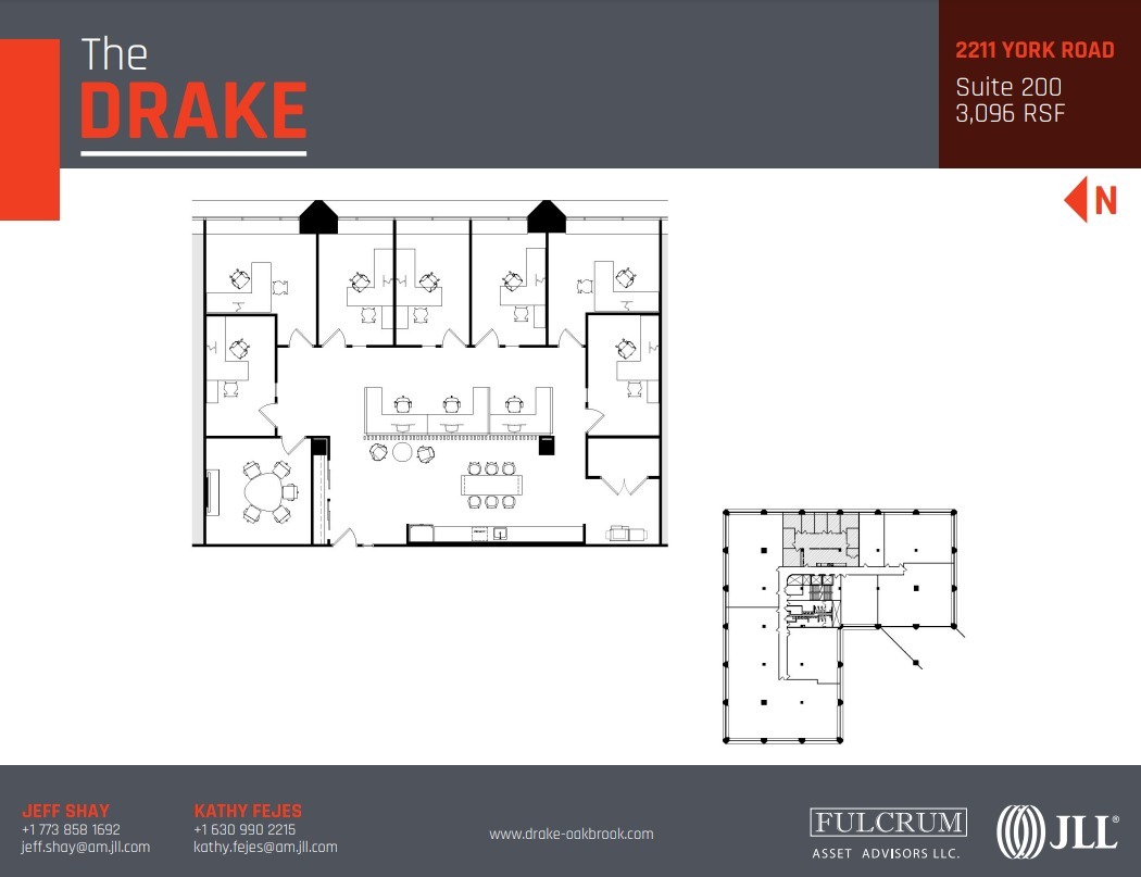 2211-2215 S York Rd, Oak Brook, IL for lease Floor Plan- Image 1 of 1