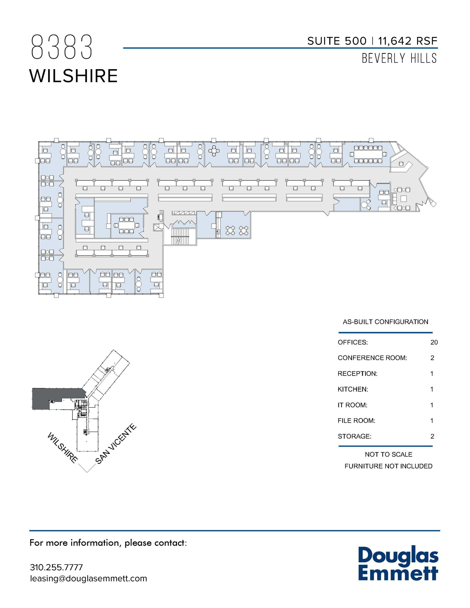 8383 Wilshire Blvd, Beverly Hills, CA for lease Floor Plan- Image 1 of 1