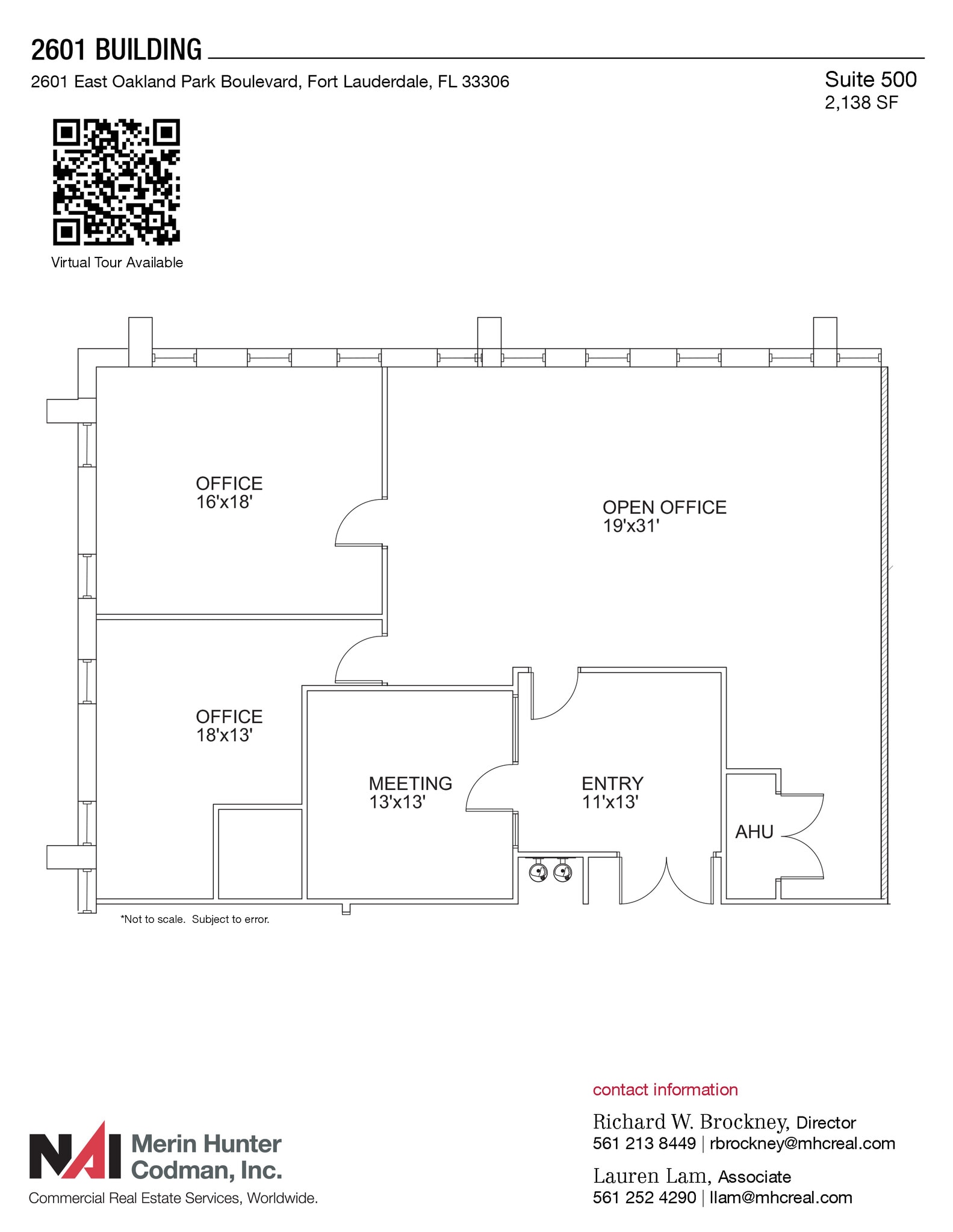 2601 E Oakland Park Blvd, Fort Lauderdale, FL for lease Floor Plan- Image 1 of 16