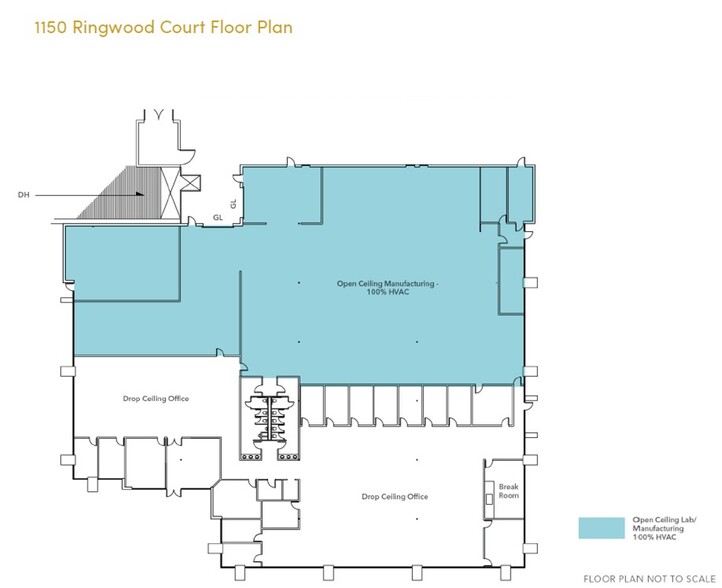 1150 Ringwood Ct, San Jose, CA for lease - Floor Plan - Image 2 of 5