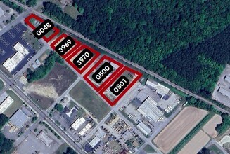 1331 Stancell St, Roanoke Rapids, NC - AERIAL map view