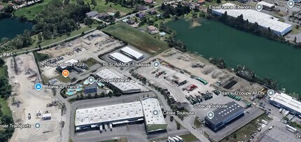 4 Rue De L'Europe, Lespinasse, HG - Aerial map view