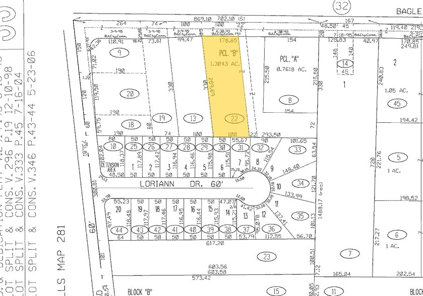 1433 W Bagley Rd, Berea, OH for sale - Plat Map - Image 1 of 1
