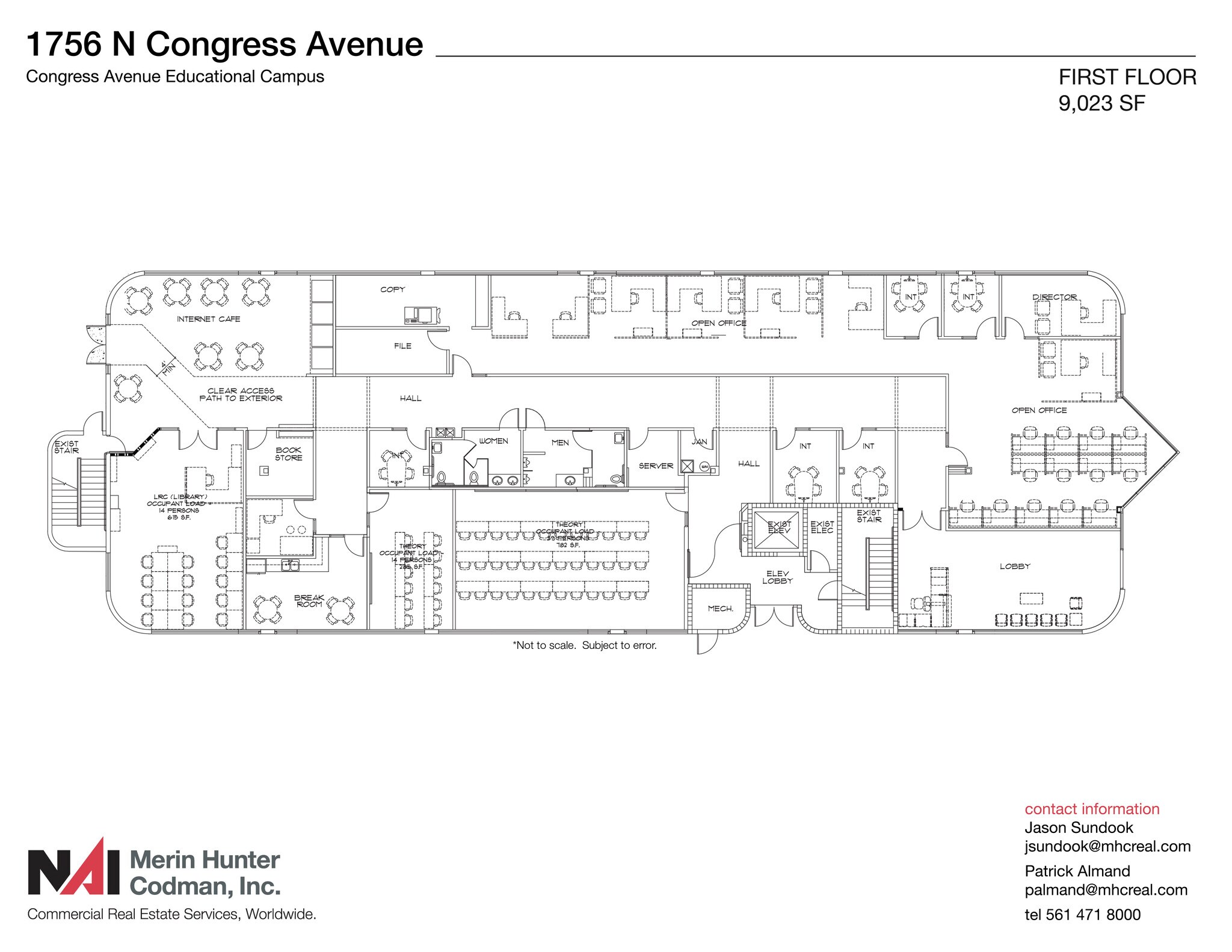 1756-1758 N Congress Ave, West Palm Beach, FL for lease Floor Plan- Image 1 of 15