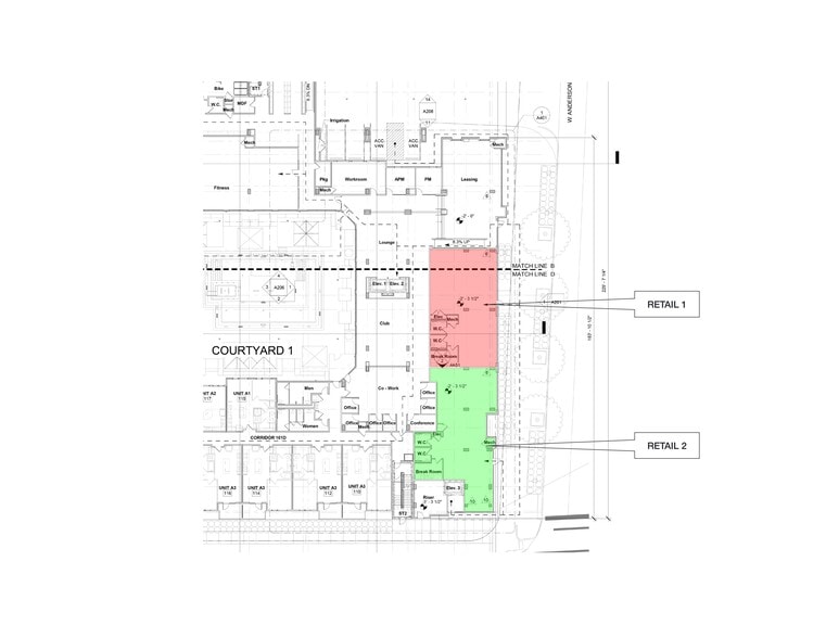 2711 W Anderson Ln, Austin, TX for lease - Site Plan - Image 1 of 6