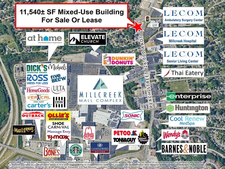 5430 Peach St, Erie, PA for sale - Aerial - Image 2 of 51