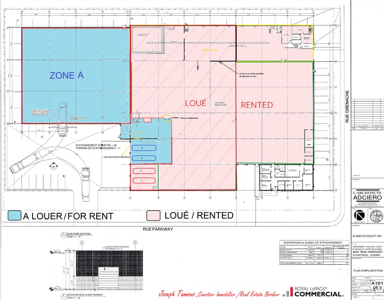9501 Boul Parkway, Montréal, QC for lease - Floor Plan - Image 2 of 11