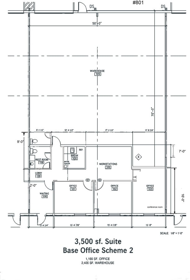 202 Industrial Blvd, Sugar Land, TX 77478 - Unit 801 -  - Floor Plan - Image 1 of 5