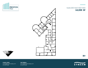 17950 Preston Rd, Dallas, TX for lease Floor Plan- Image 2 of 6