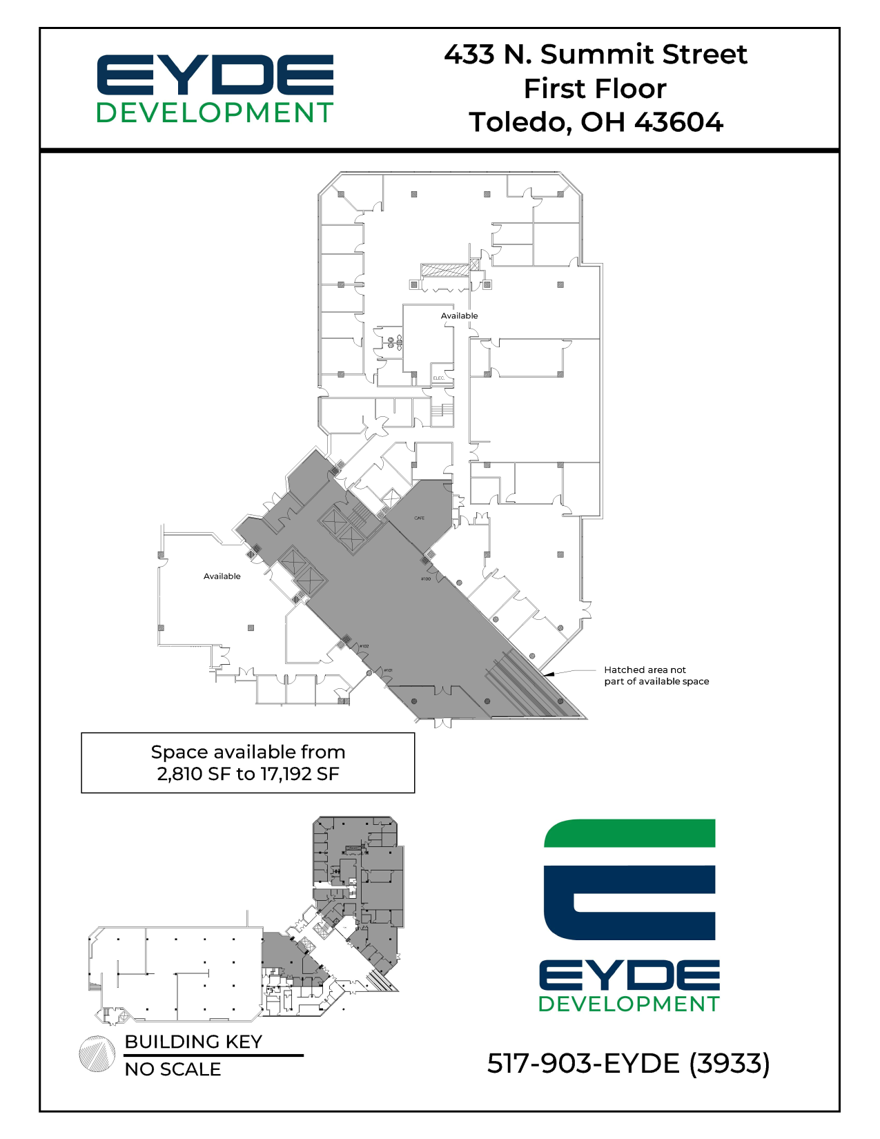 433 N Summit St, Toledo, OH for lease Floor Plan- Image 1 of 1