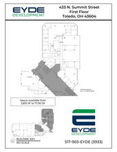 433 N Summit St, Toledo, OH for lease Floor Plan- Image 1 of 1