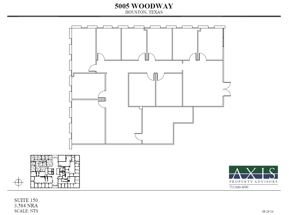 5005 Woodway Dr, Houston, TX for lease Floor Plan- Image 1 of 1