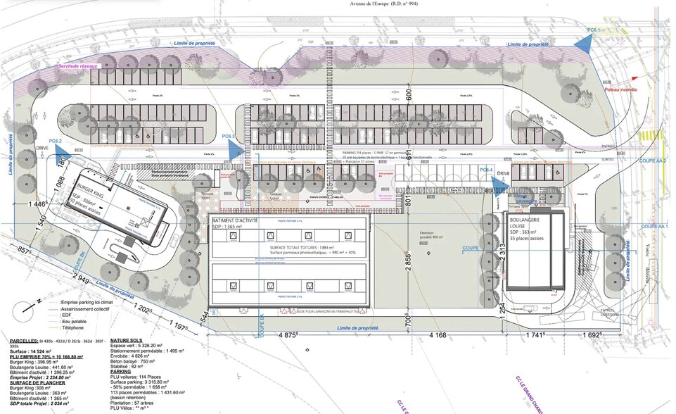 Retail in Digoin for lease - Floor Plan - Image 2 of 3