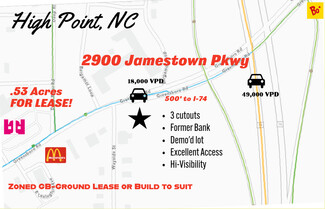 More details for 2900 Jamestown Pky, High Point, NC - Land for Lease