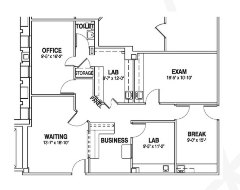 6036 N 19th Ave, Phoenix, AZ for lease Floor Plan- Image 1 of 1