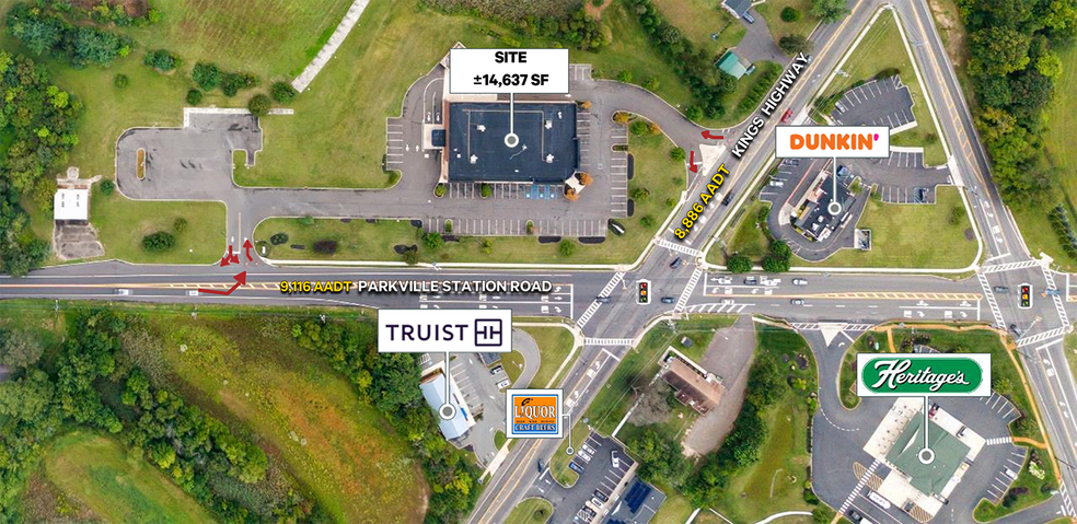 1000 Kings Hwy, West Deptford, NJ for lease - Aerial - Image 2 of 3