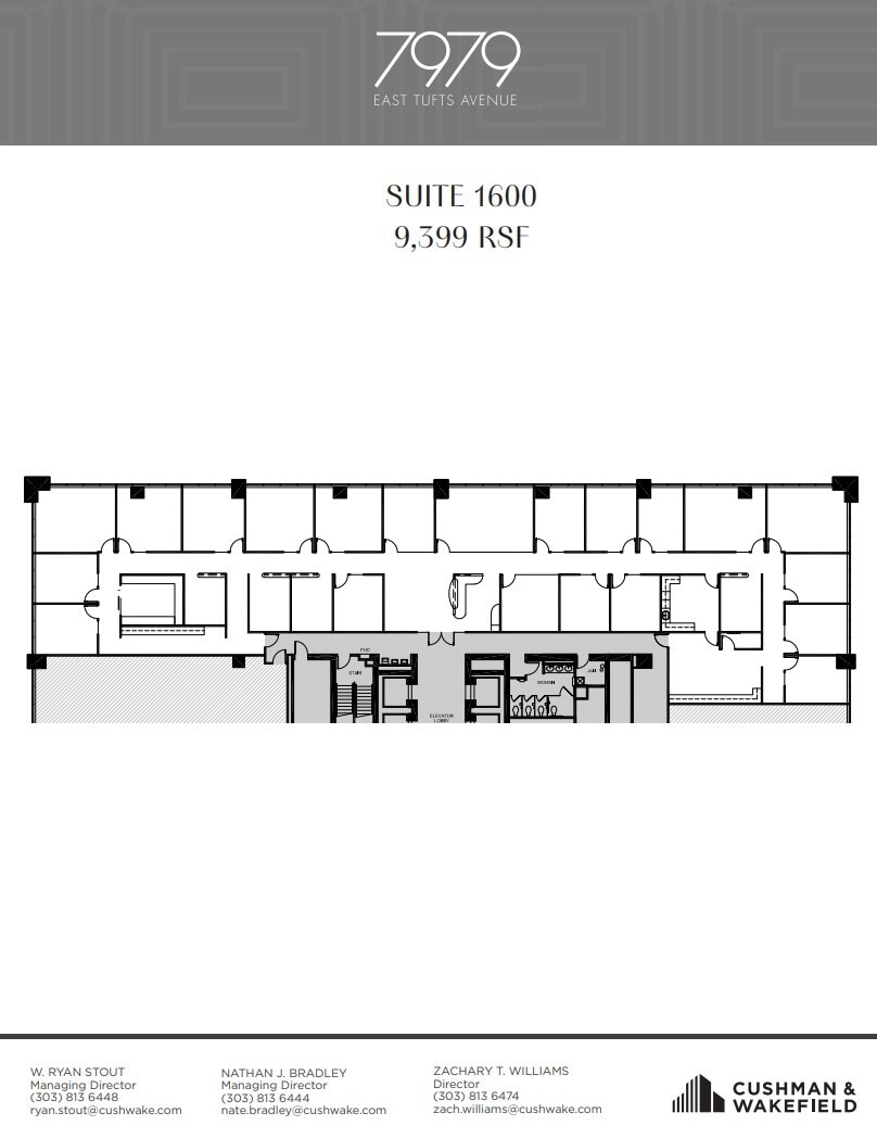 7979 E Tufts Ave, Denver, CO for lease Floor Plan- Image 1 of 1