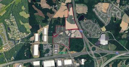 3725 McConnell Rd, Greensboro, NC - AERIAL map view