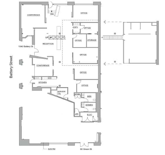 1001 Front St, San Francisco, CA for lease Floor Plan- Image 1 of 1