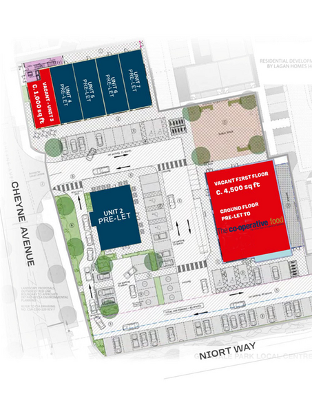 Niort Way, Wellingborough for lease - Site Plan - Image 3 of 3