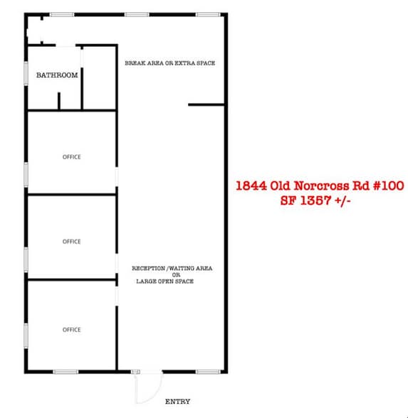 1844 Old Norcross Rd, Lawrenceville, GA for lease - Building Photo - Image 2 of 4