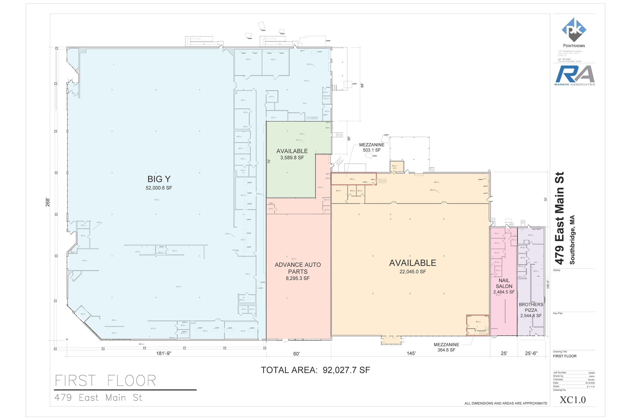 479-511 E Main St, Southbridge, MA for lease Floor Plan- Image 1 of 1