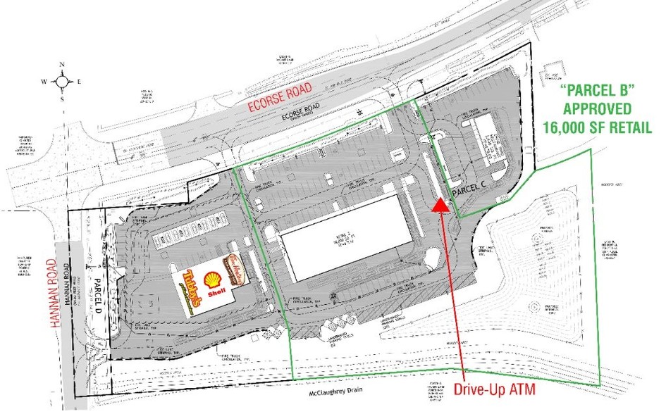 SEC Ecorse & Hannan Rd, Romulus, MI for lease - Site Plan - Image 2 of 4