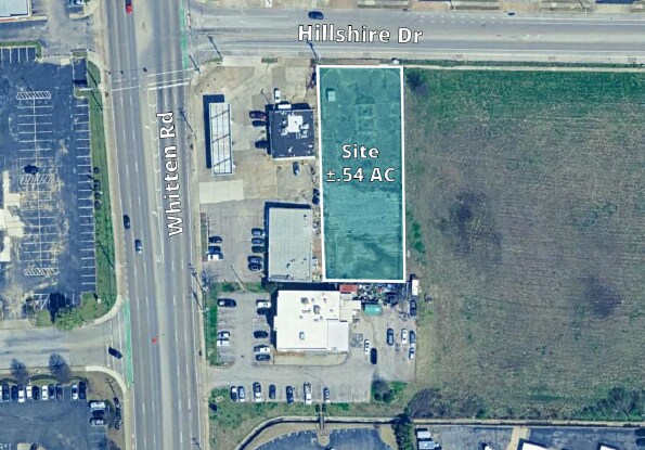 6845 Hillshire Dr, Memphis, TN for sale Aerial- Image 1 of 2