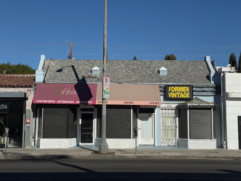 7509 Melrose Ave, Los Angeles, CA for lease - Building Photo - Image 2 of 5
