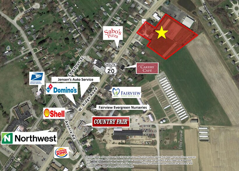 7331 W Ridge Rd, Fairview, PA for sale - 4.916 ± Acre Commercial Development Site in the Heart of Fairview, PA - Image 1 of 2