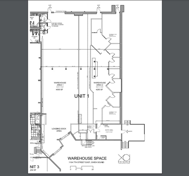 1104 7th St E, Owen Sound, ON for lease - Floor Plan - Image 2 of 4