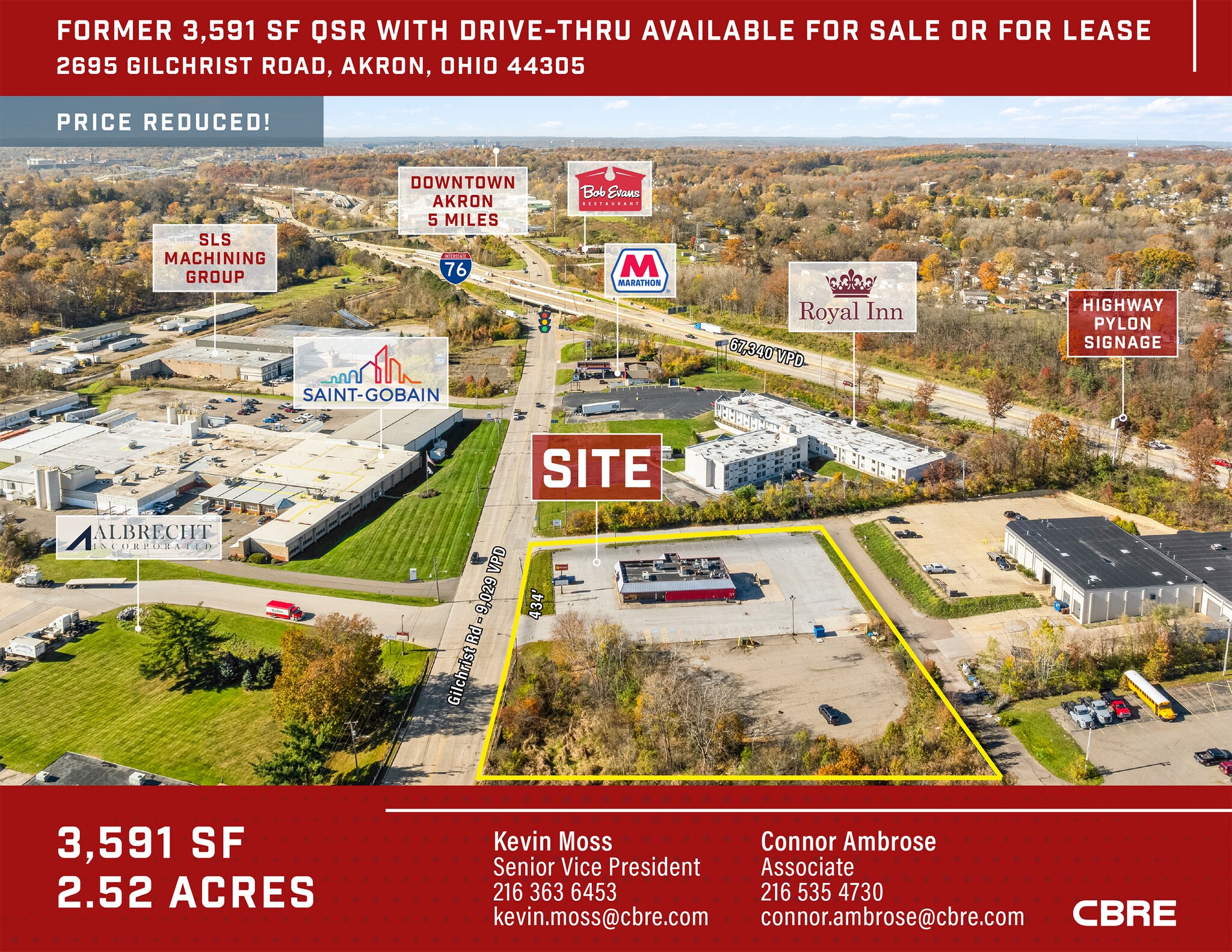 2695 Gilchrist Rd, Akron, OH for lease Building Photo- Image 1 of 5