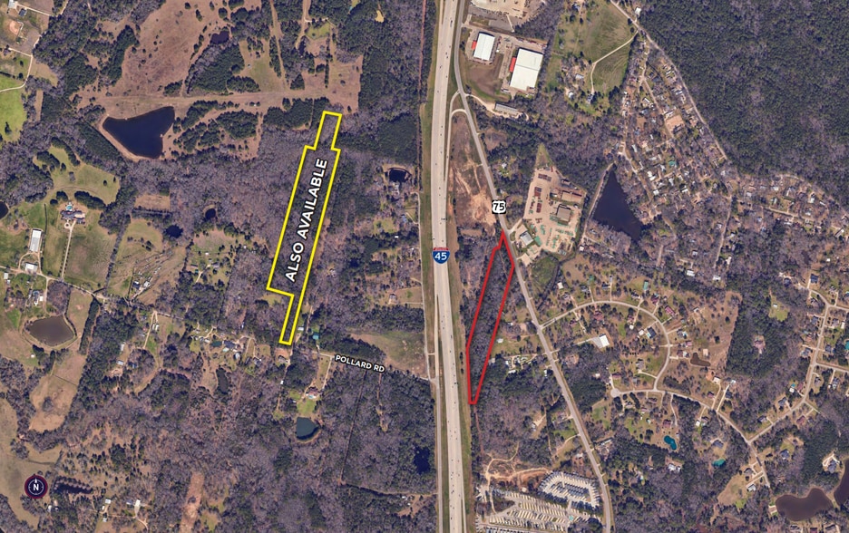 East side of I-45, on SH 75, Willis, TX for sale - Aerial - Image 3 of 4