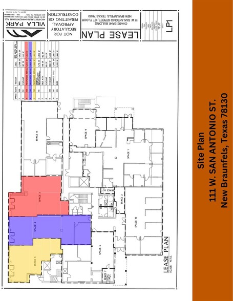 111 W San Antonio St, New Braunfels, TX for lease - Floor Plan - Image 2 of 3