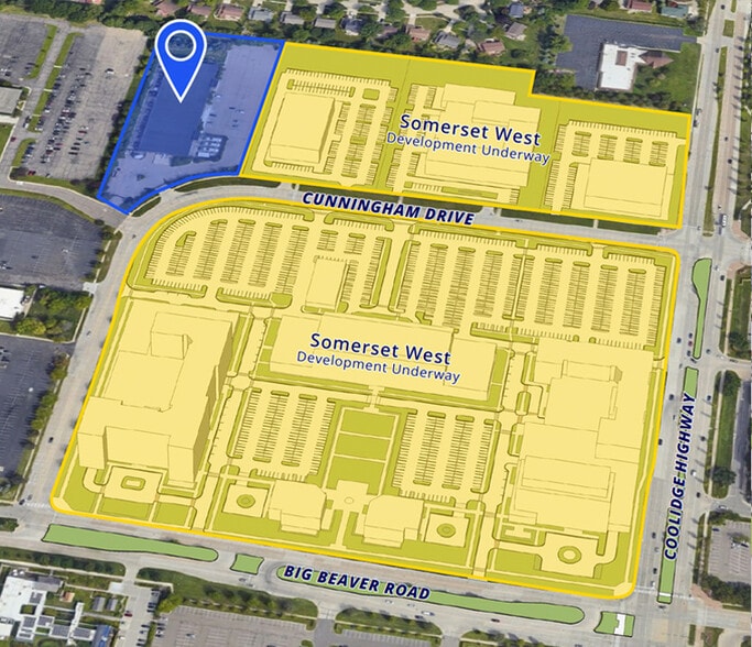 2240 Cunningham Dr, Troy, MI for sale - Aerial - Image 3 of 5