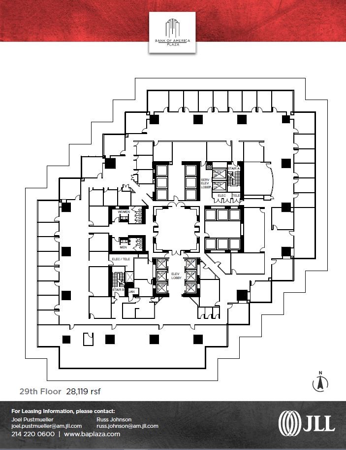 901 Main St, Dallas, TX for lease Floor Plan- Image 1 of 1