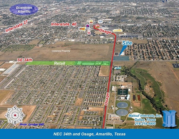 3305 S Osage St, Amarillo, TX for sale - Aerial - Image 2 of 2