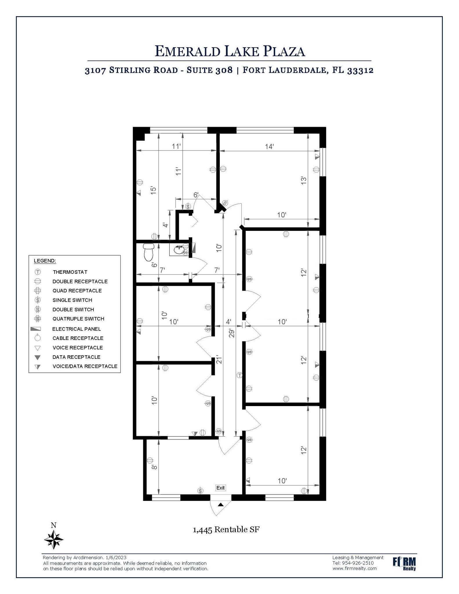 3107 Stirling Rd, Fort Lauderdale, FL for lease Interior Photo- Image 1 of 1
