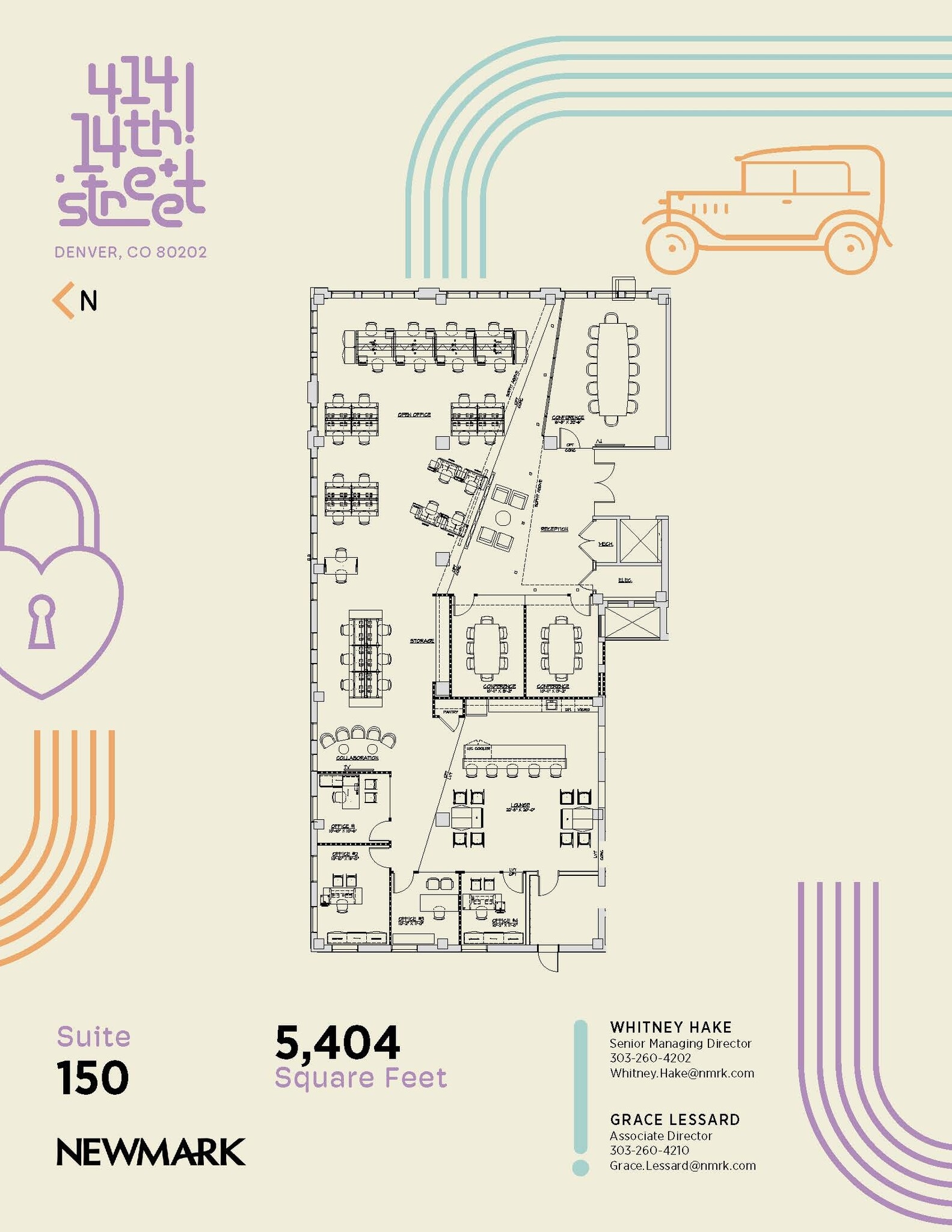 414 14th St, Denver, CO for lease Floor Plan- Image 1 of 1