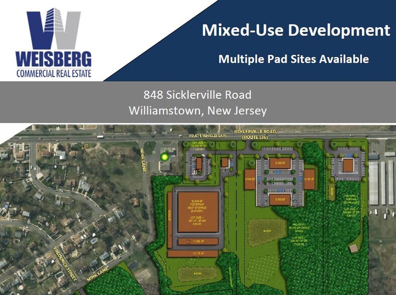 848 Sicklerville Rd, Monroe Township Gloucester, NJ for sale - Building Photo - Image 1 of 1