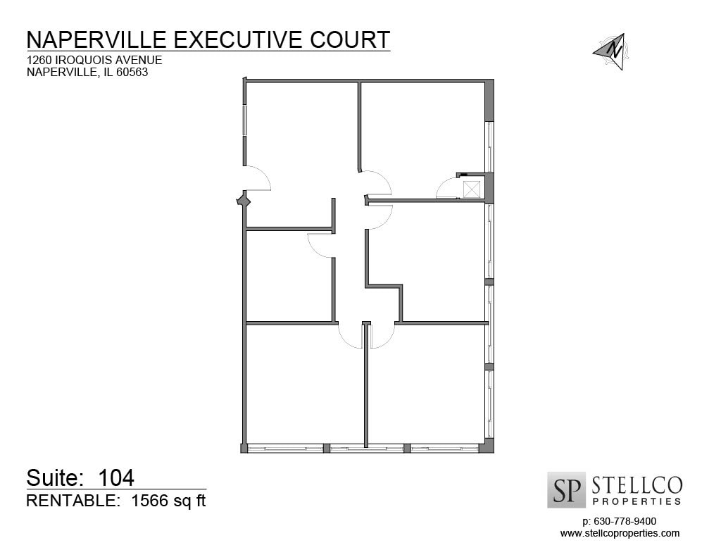 1220-1280 Iroquois Ave, Naperville, IL for lease Floor Plan- Image 1 of 1