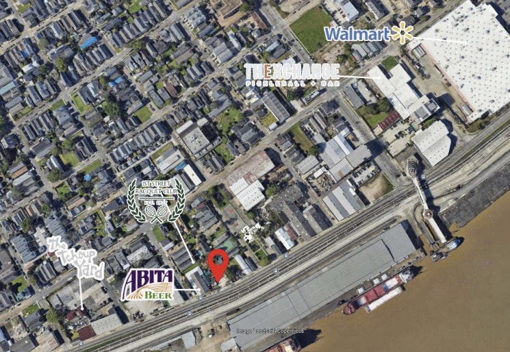 2375 Tchoupitoulas St, New Orleans, LA for lease - Aerial - Image 2 of 2
