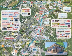 145 E Vance Rd, Oak Ridge, TN - AERIAL map view