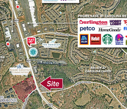 7553 Charlotte Hwy, Fort Mill, SC - aerial  map view