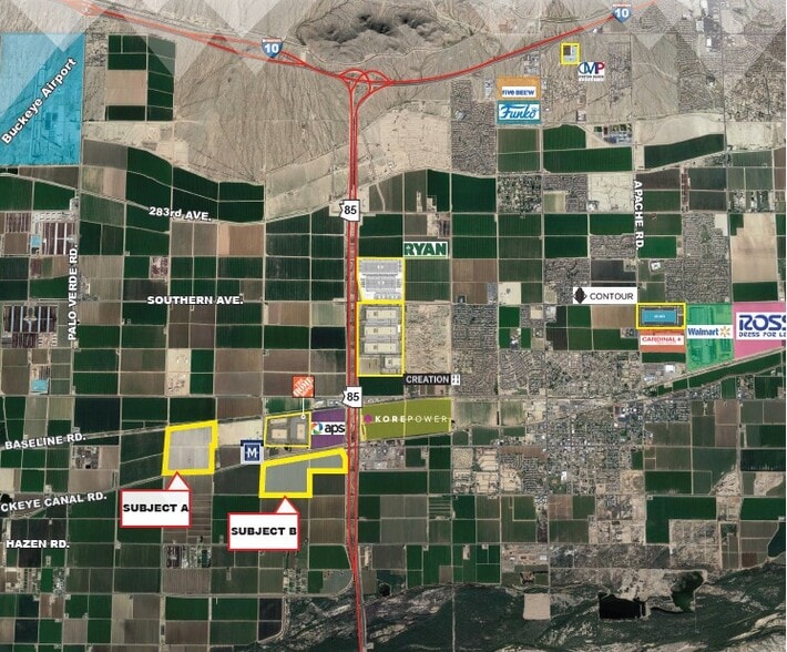 S Wilson Ave, Buckeye, AZ for sale - Aerial - Image 2 of 2