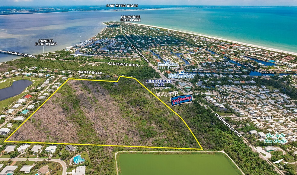 00 Bailey Rd, Sanibel, FL for sale - Aerial - Image 3 of 9