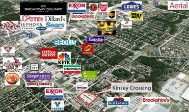 1400 W Southwest Loop 323, Tyler, TX - AERIAL map view