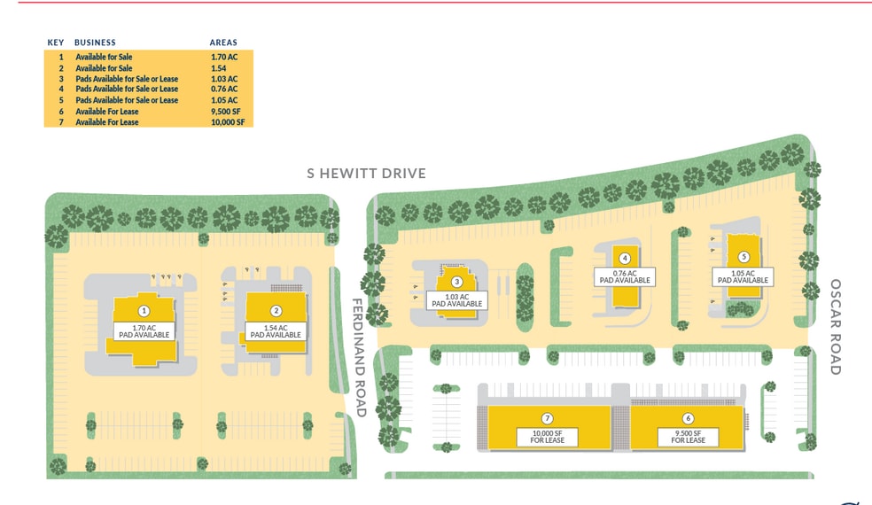 SWC of I-35 and South Hewitt Drive, Hewitt, TX for sale - Site Plan - Image 3 of 3